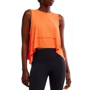 Free people Tempo tank Movement bright Orange